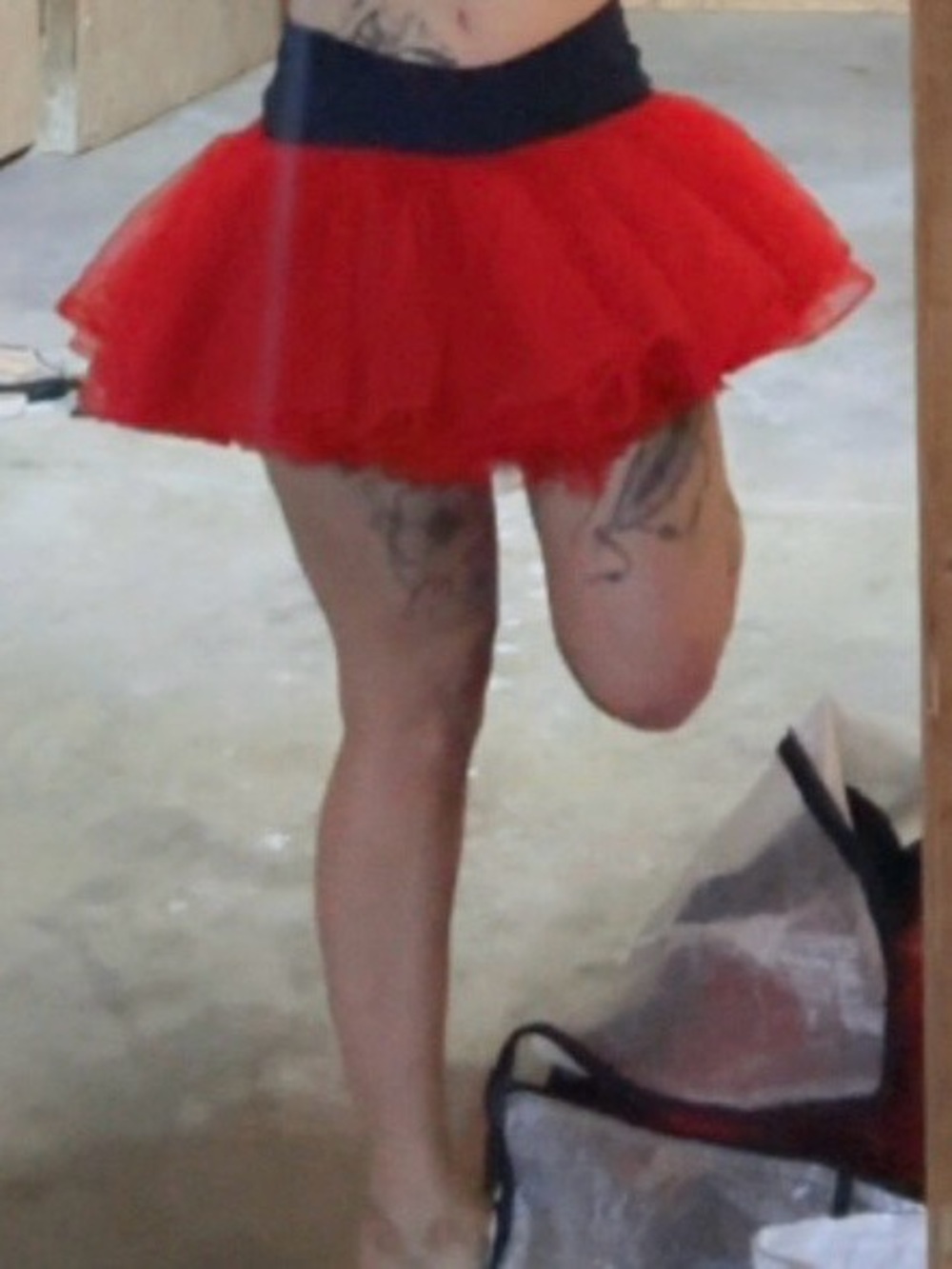 Red Tuutu skirt